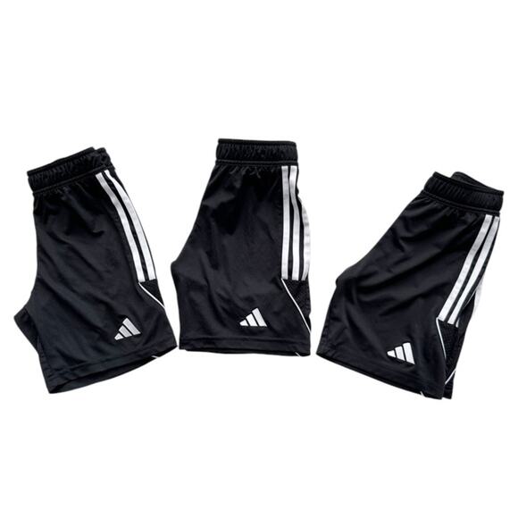 Adidas Black Soccer Shorts Bundle Size 9-10y - Picture 1 of 4